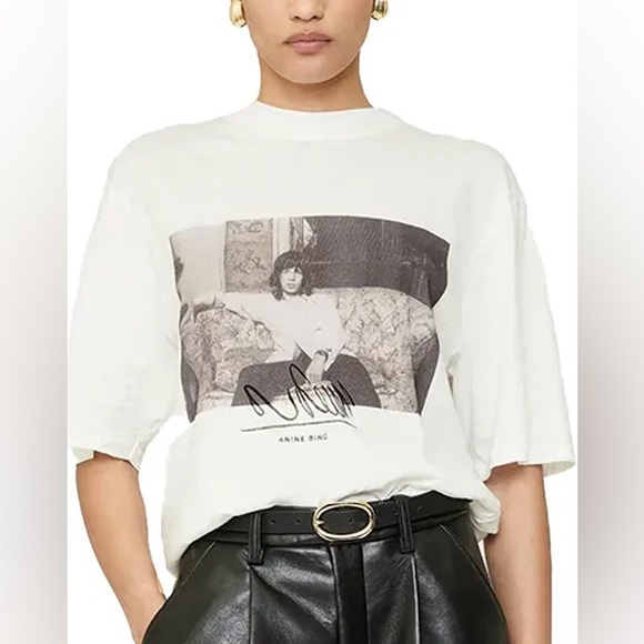 Anine Bing Tops - ANINE BING Avi Graphic Tee Mick Jagger.  Women’s size XS.
